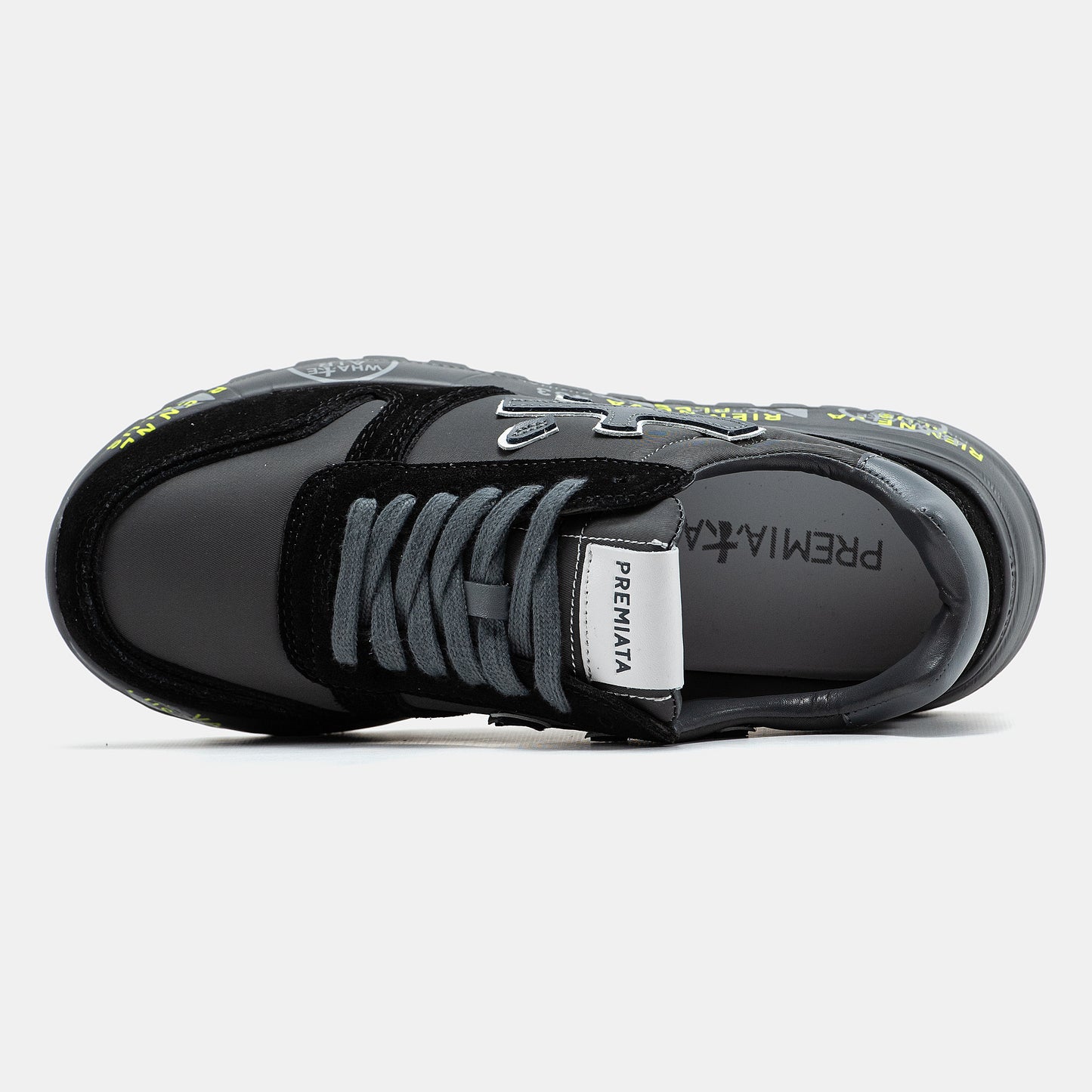PREMIATA MICK SNEAKER IN BLACK/BLACK