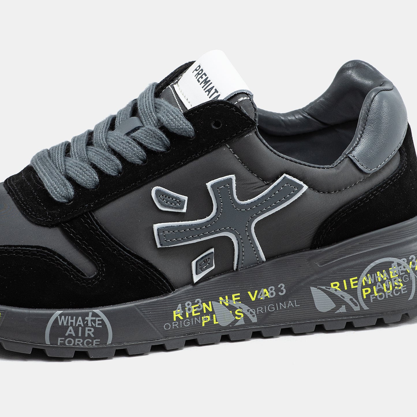 PREMIATA MICK SNEAKER IN BLACK/BLACK