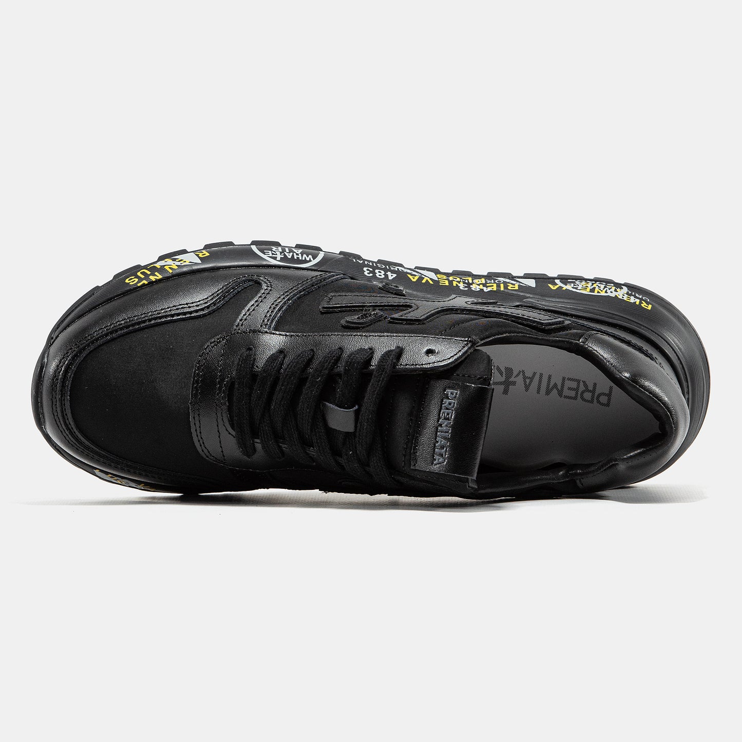 PREMIATA MICK SNEAKER IN TRIPLE BLACK