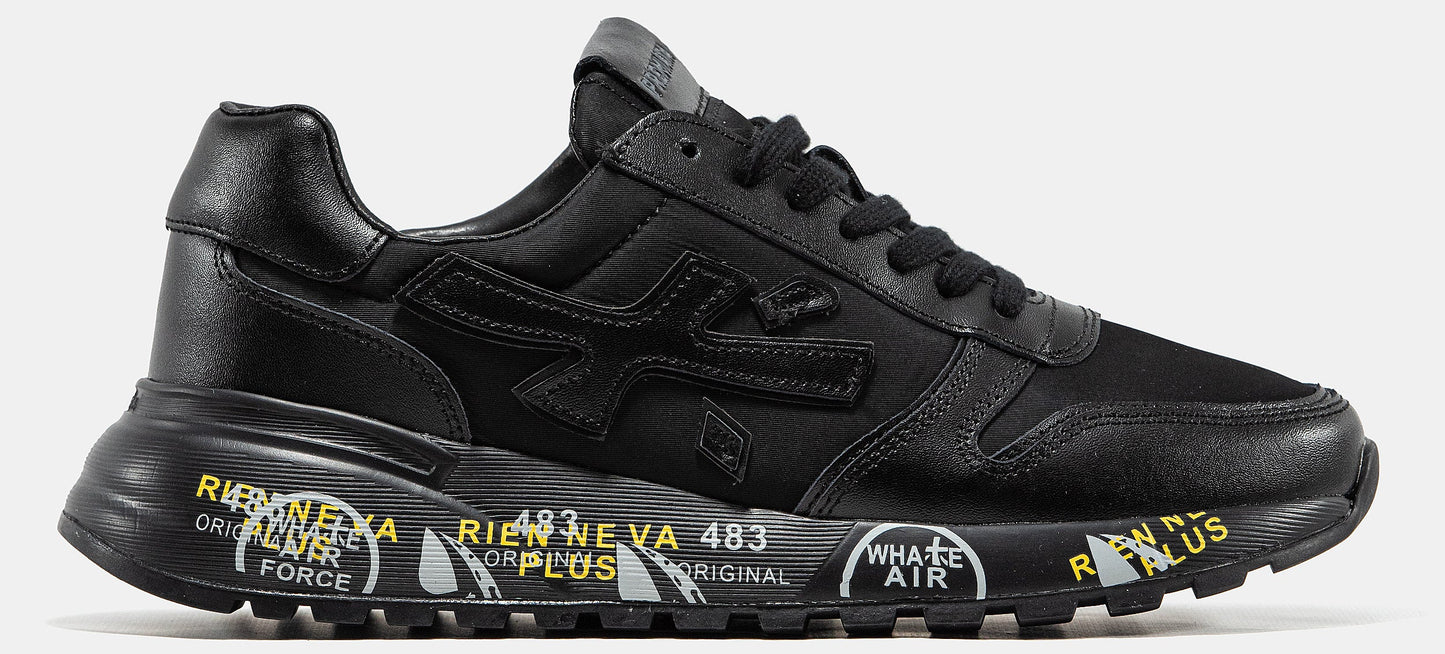 PREMIATA MICK SNEAKER IN TRIPLE BLACK
