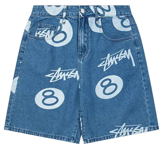 STUSSY BIG OL' JEANS SHORTS BLUE