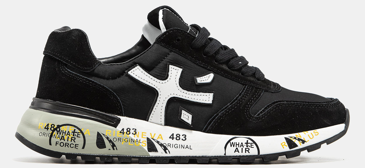 PREMIATA MICK SNEAKER IN BLACK/WHITE