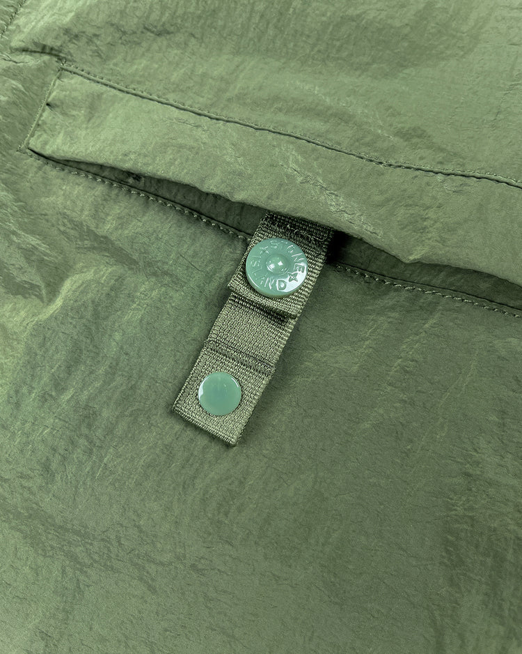 STONE ISLAND GARMENT-DYED NYLON METAL OVERSHIRT