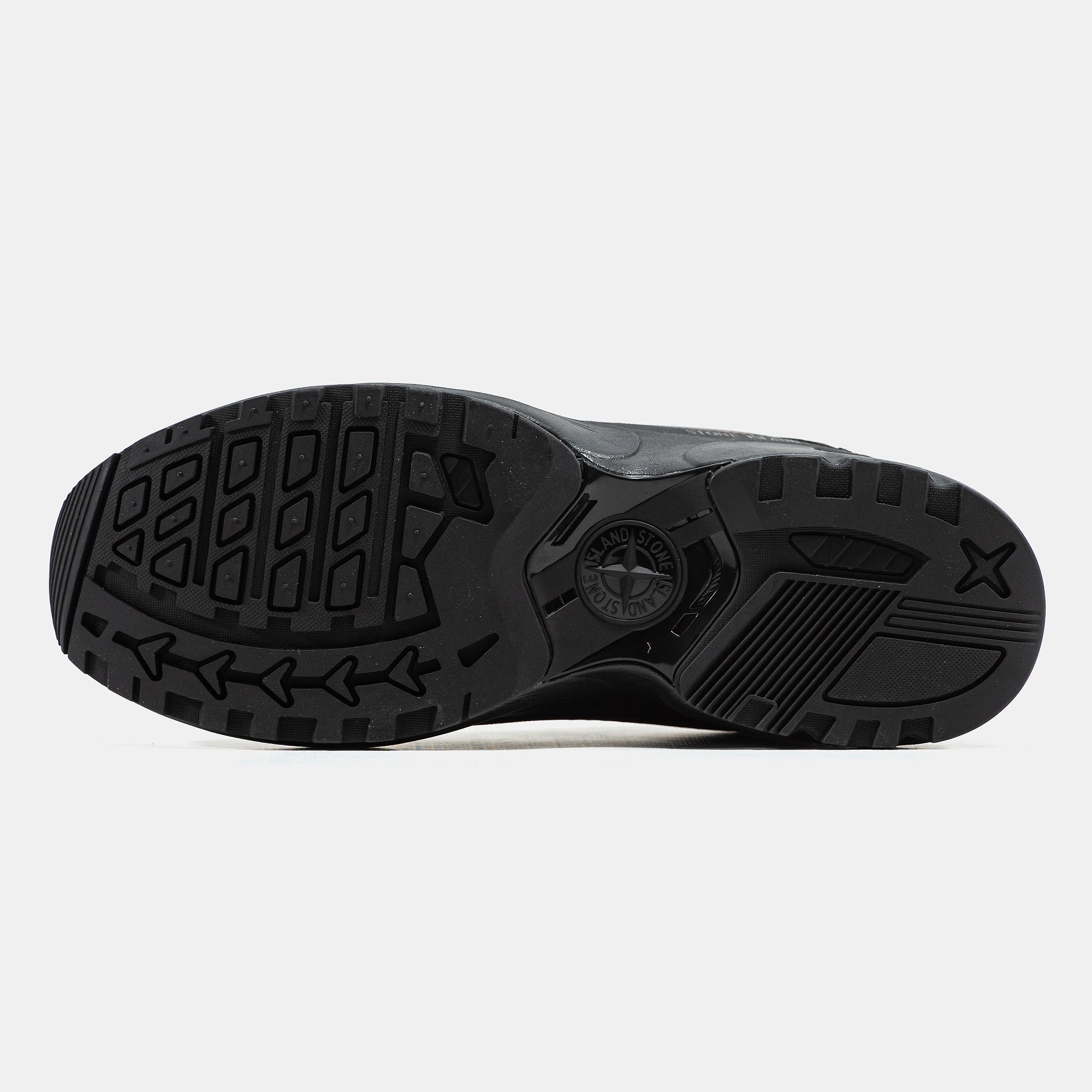 STONE ISLAND GRIME SNEAKERS IN "ALL BLACK"