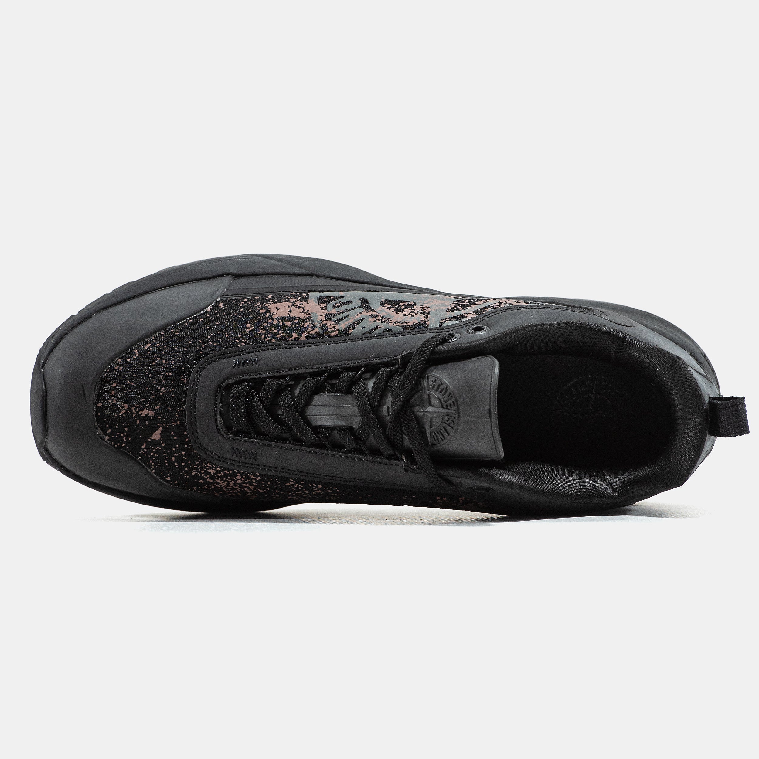 STONE ISLAND GRIME SNEAKERS IN "ALL BLACK"