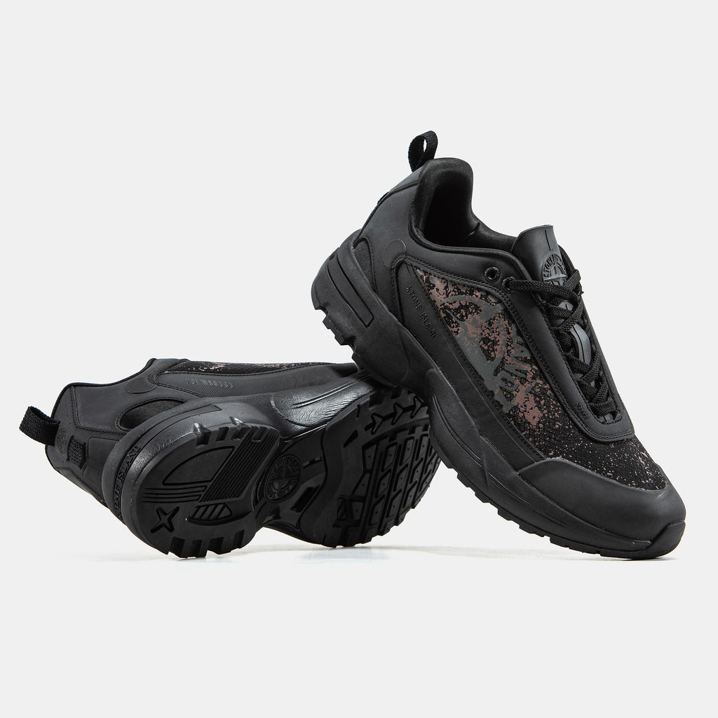 STONE ISLAND GRIME SNEAKERS IN "ALL BLACK"