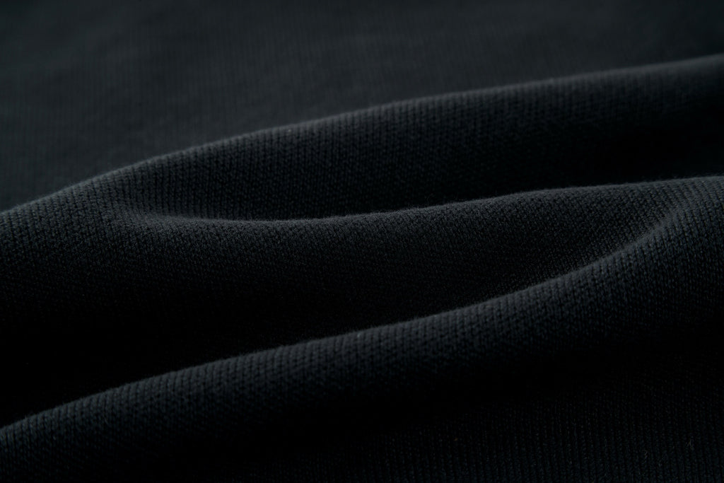 PRADA BLUE LOGO-EMBROIDERED HOODIE