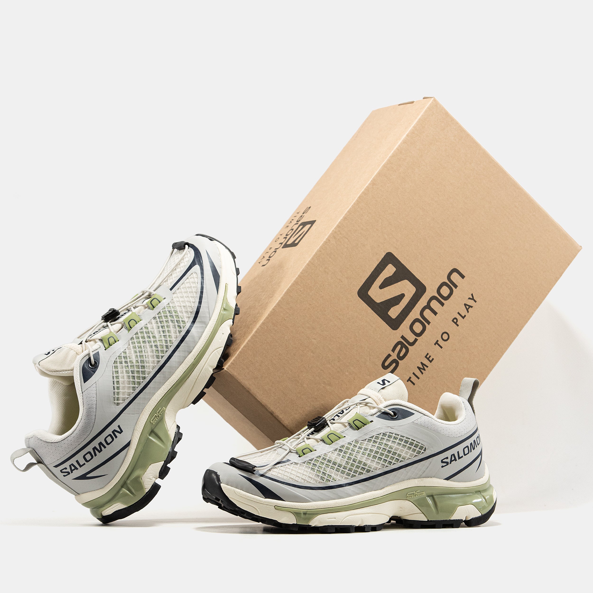 SALOMON XT-6 FT SNEAKER IN BEIGE/OLIVE