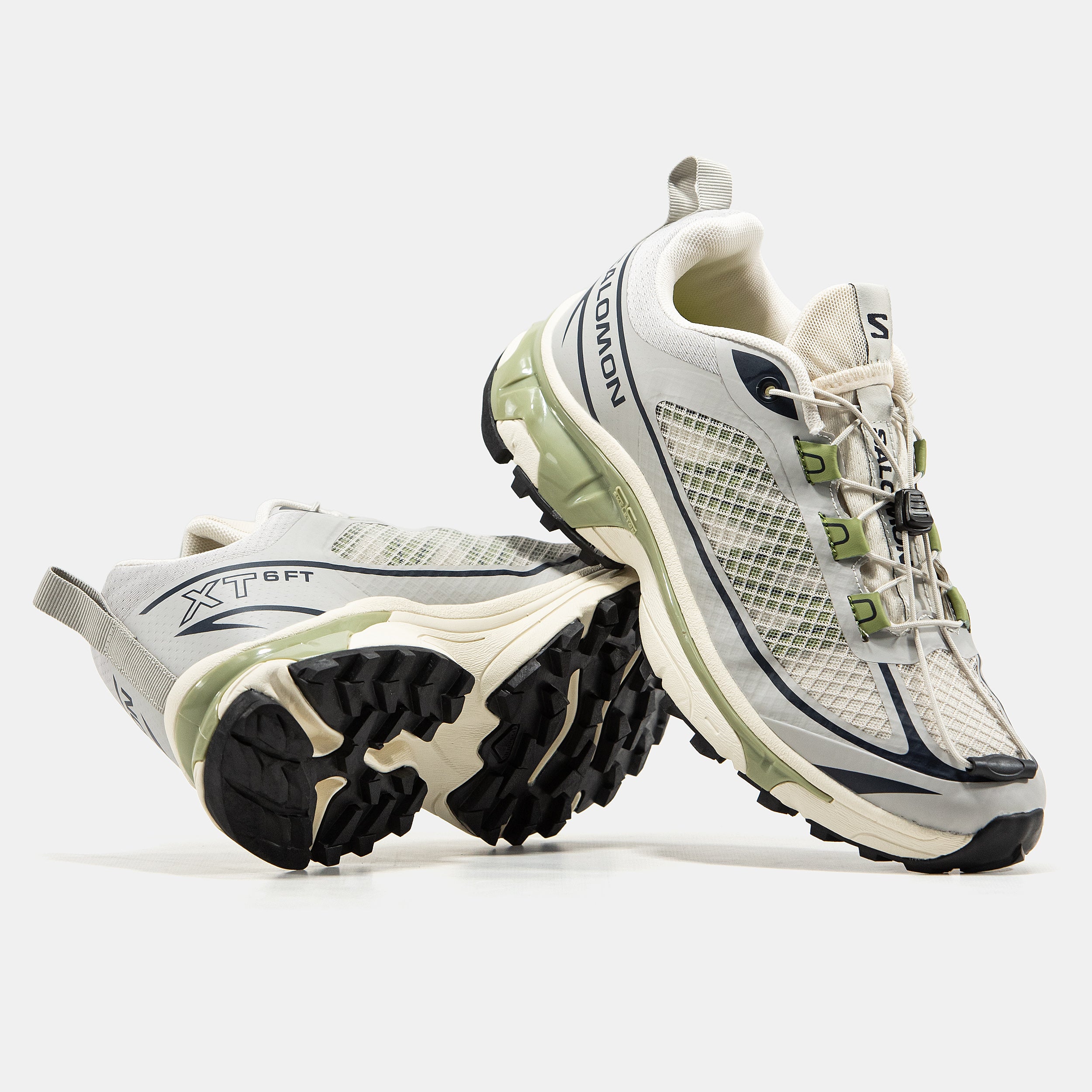 SALOMON XT-6 FT SNEAKER IN BEIGE/OLIVE