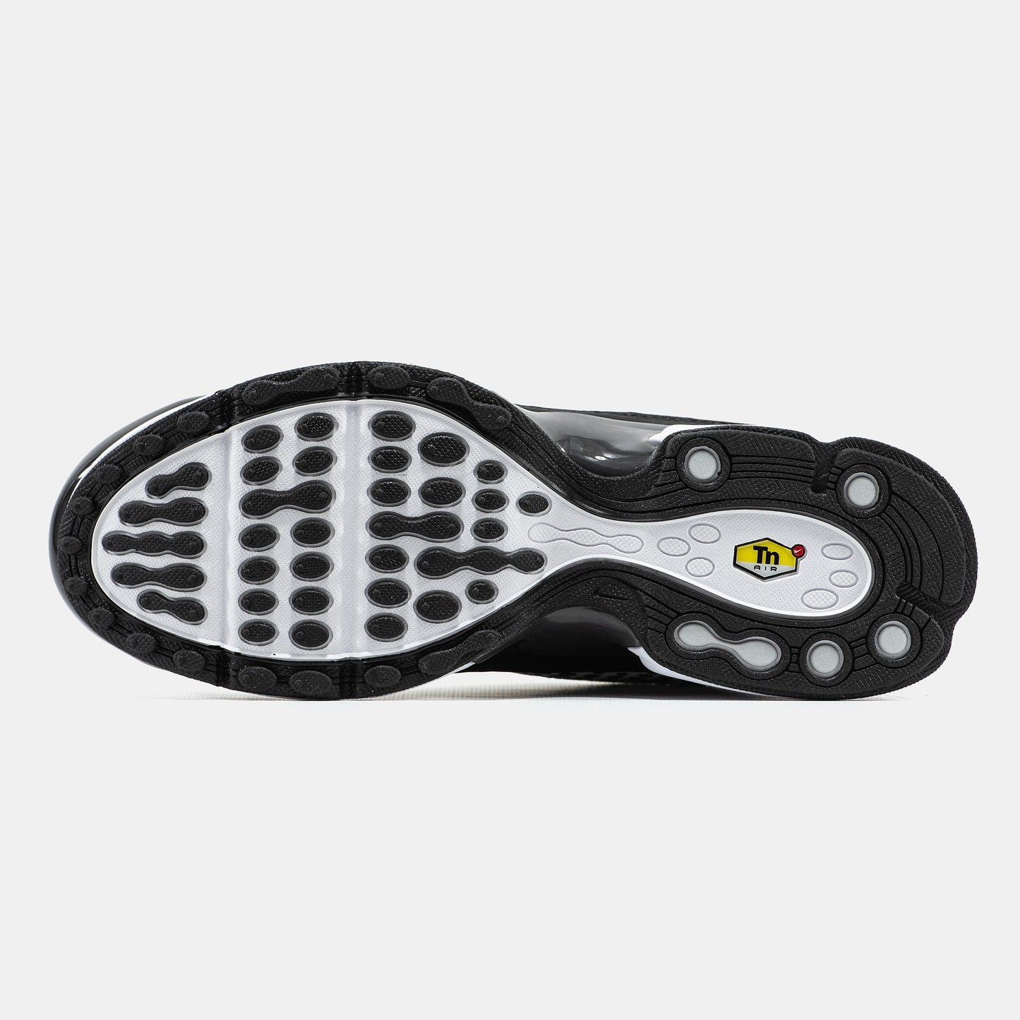 NIKE AIR MAX PLUS VII IN WHITE/BLACK