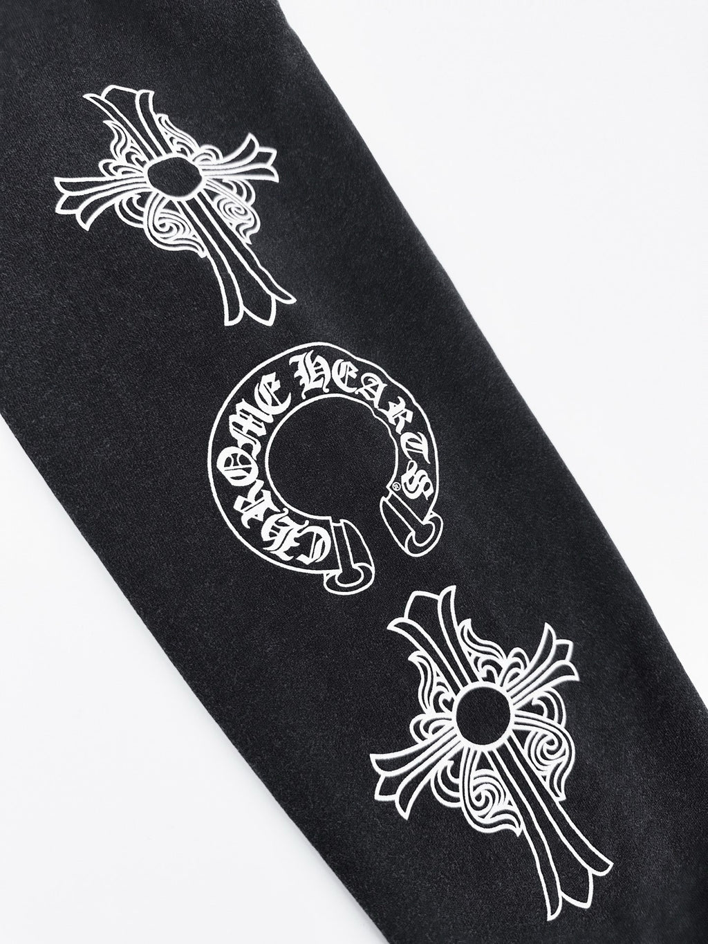 CHROME HEARTS LOGO WASHED ANTIQUE HOODIE