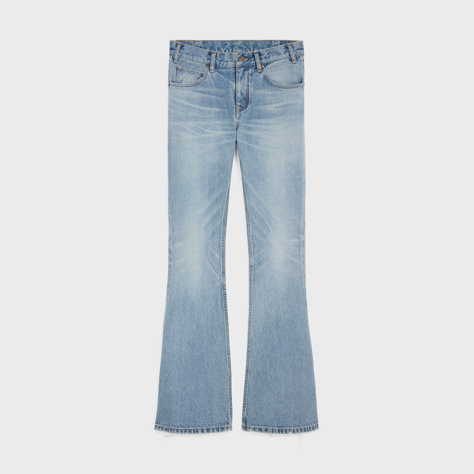 CELINE MARCO JEANS IN STEEL BLUE WASH DENIM