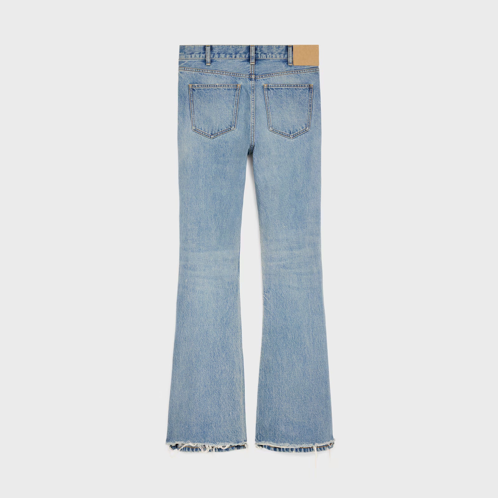 CELINE MARCO JEANS IN STEEL BLUE WASH DENIM