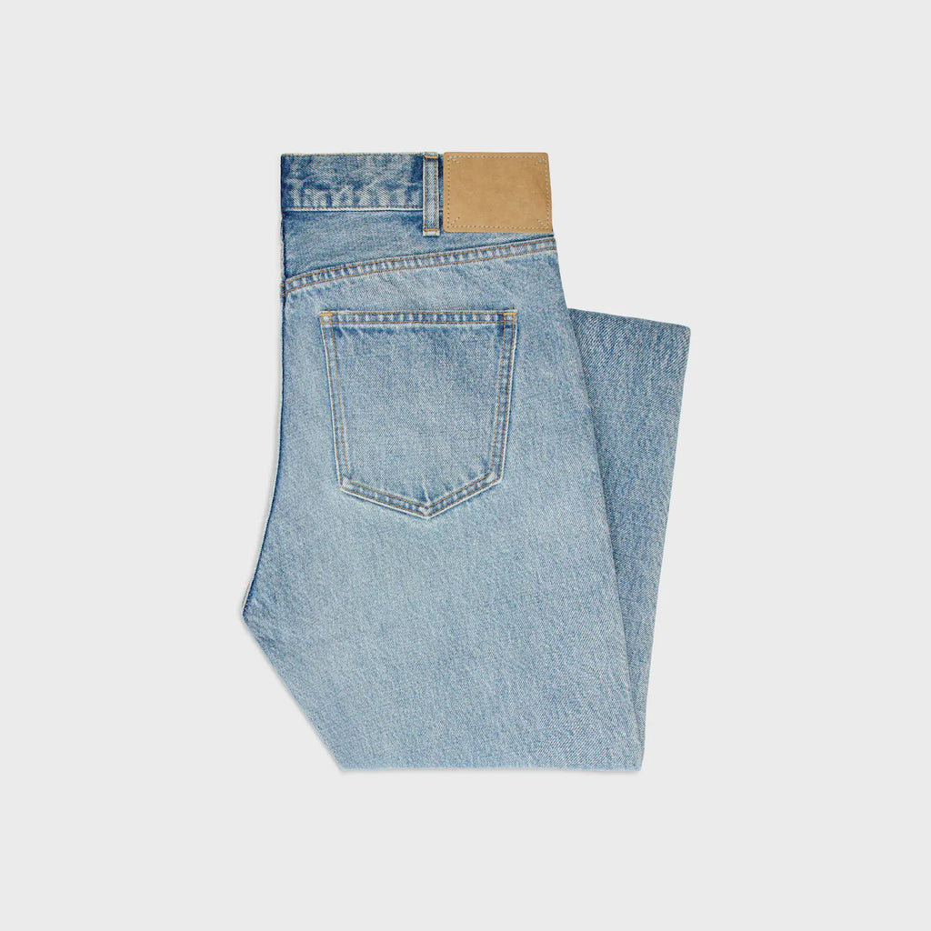 CELINE MARCO JEANS IN STEEL BLUE WASH DENIM