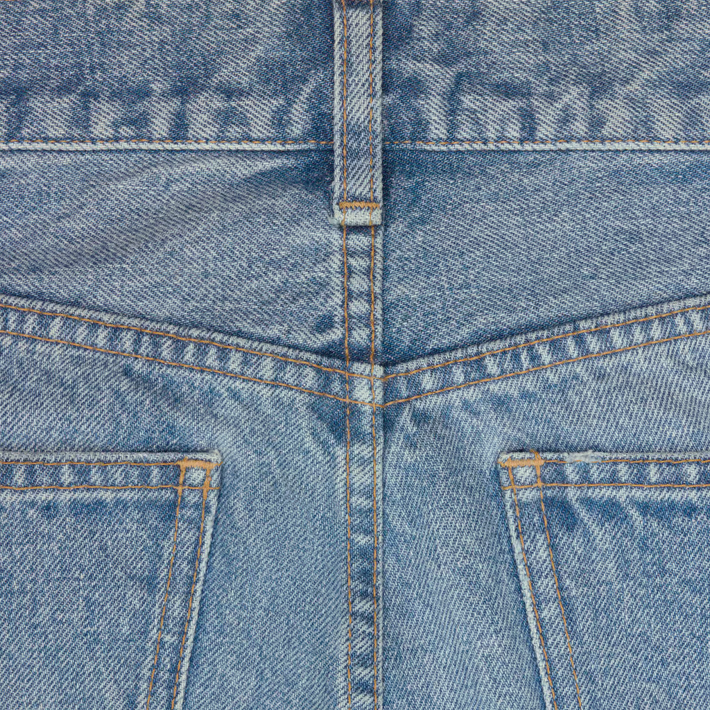 CELINE MARCO JEANS IN STEEL BLUE WASH DENIM