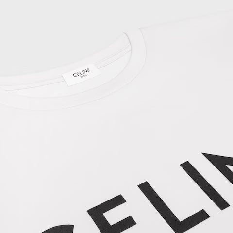 CELINE LOOSE T-SHIRT IN COTTON JERSEY