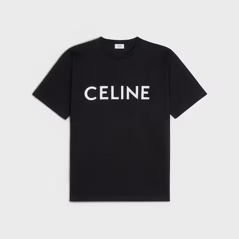 CELINE LOOSE T-SHIRT IN COTTON JERSEY