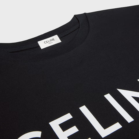CELINE LOOSE T-SHIRT IN COTTON JERSEY