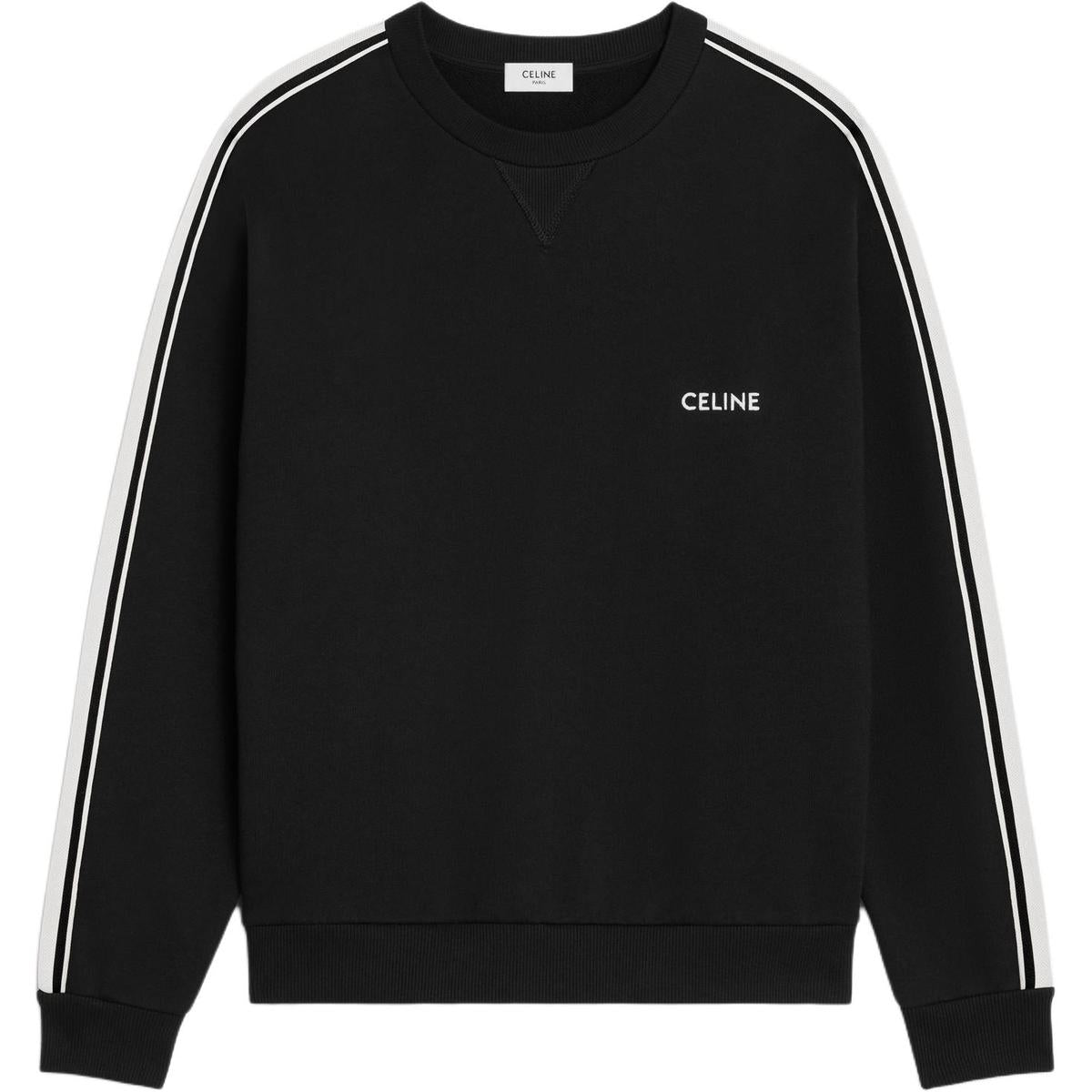 CELINE LOOSE SWEATSHIRT IN COTTON FLEECE