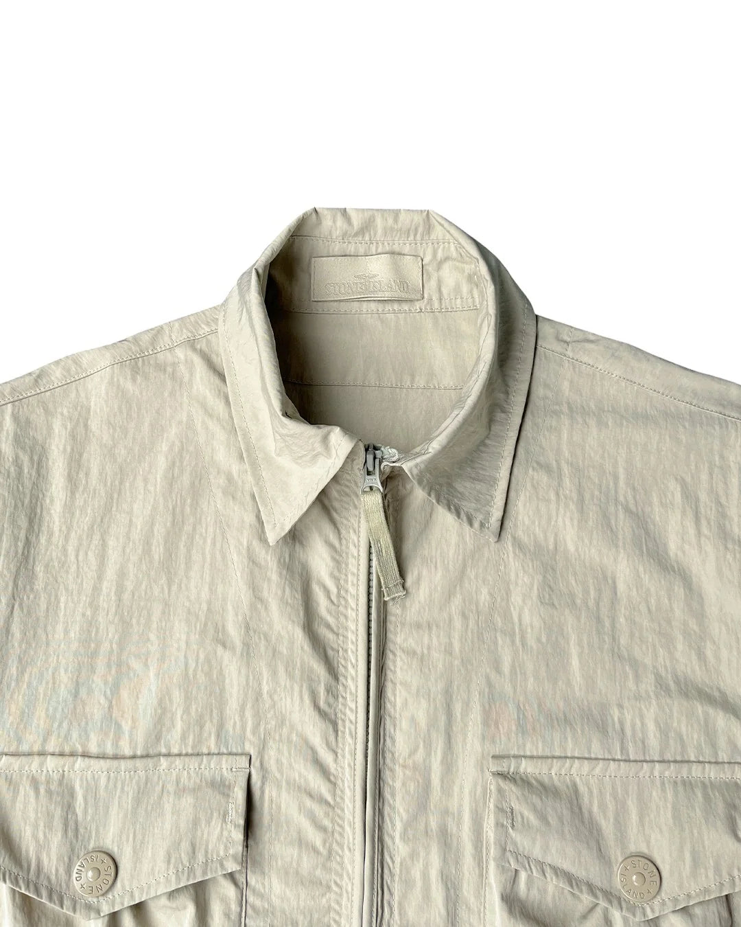 STONE ISLAND GHOST PIECE COTTON OVERSHIRT