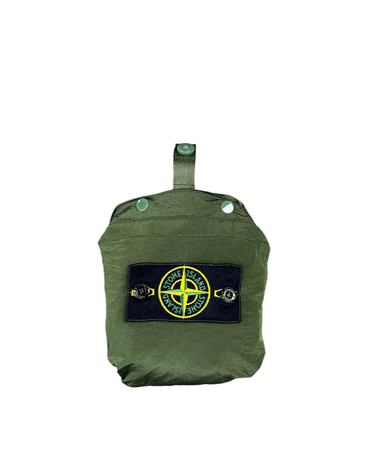 STONE ISLAND GARMENT-DYED NYLON METAL OVERSHIRT