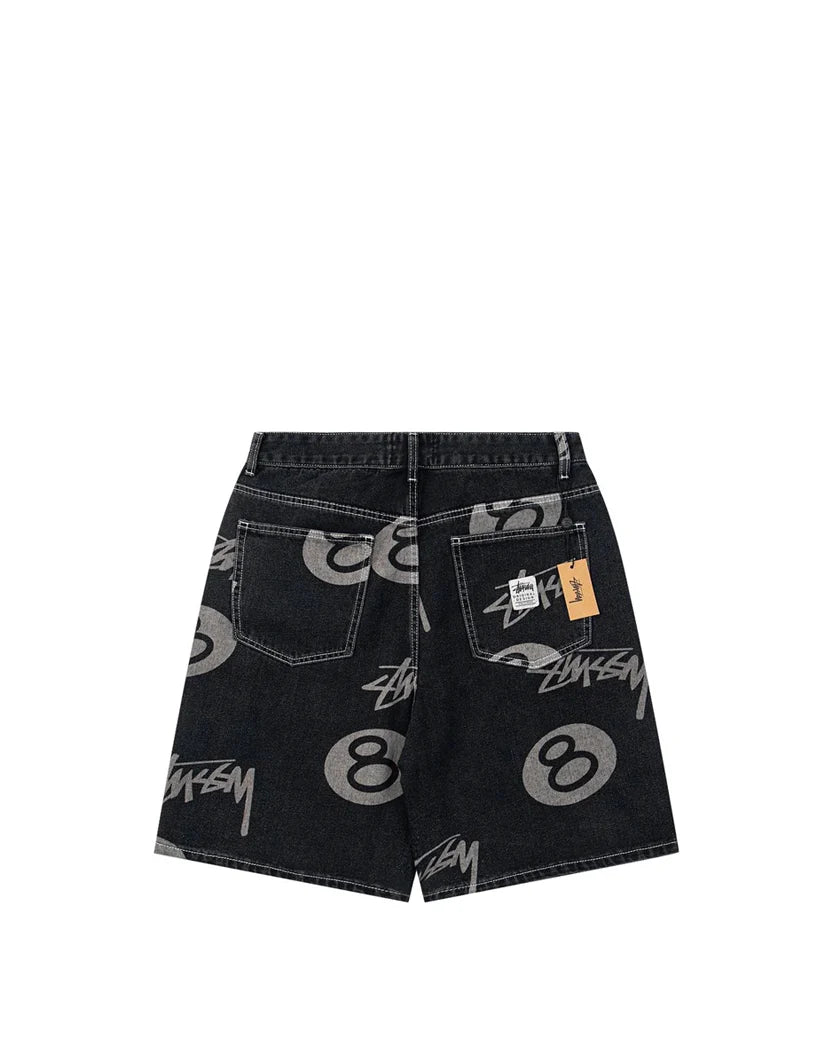 STUSSY BIG OL' JEANS SHORTS BLACK