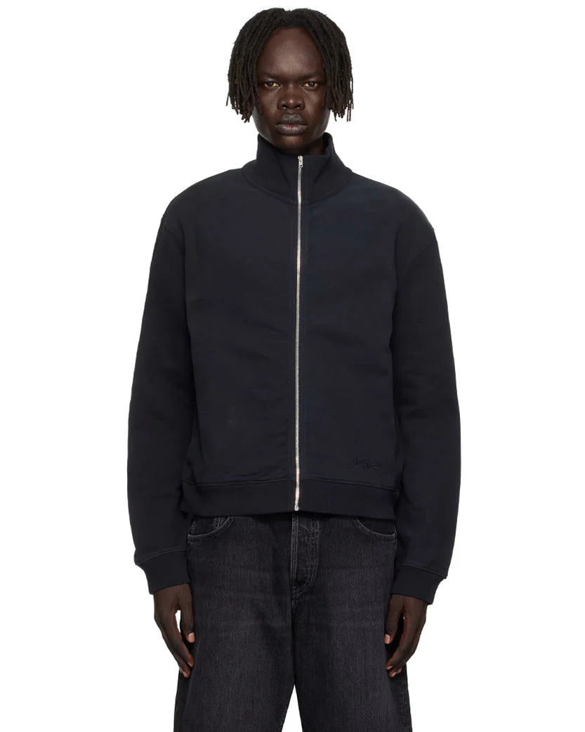 ACNE STUDIOS ZIP-UP SWEATSHIRT BLACK