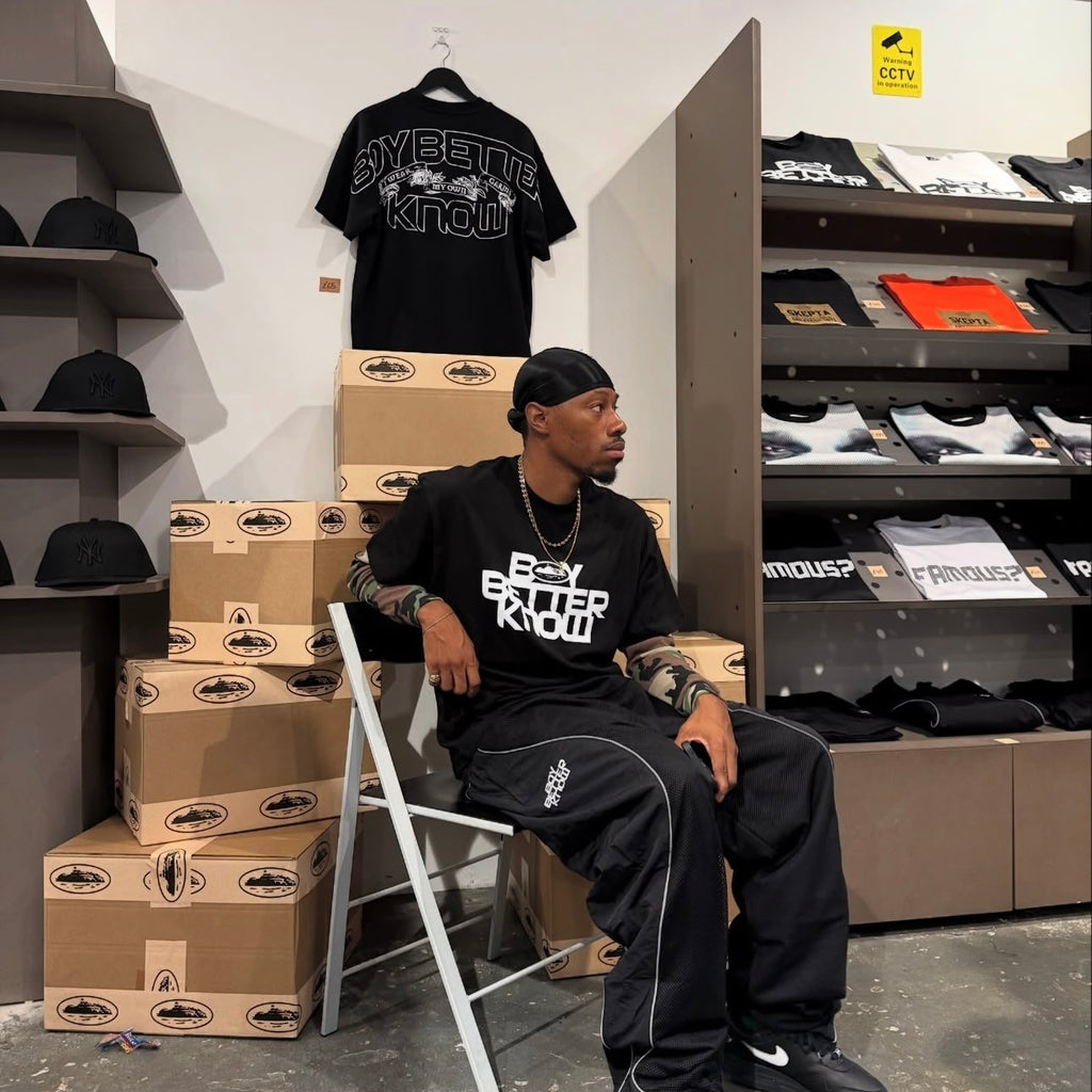 CORTEIZ × BBK ROYALE TEE “BLACK”