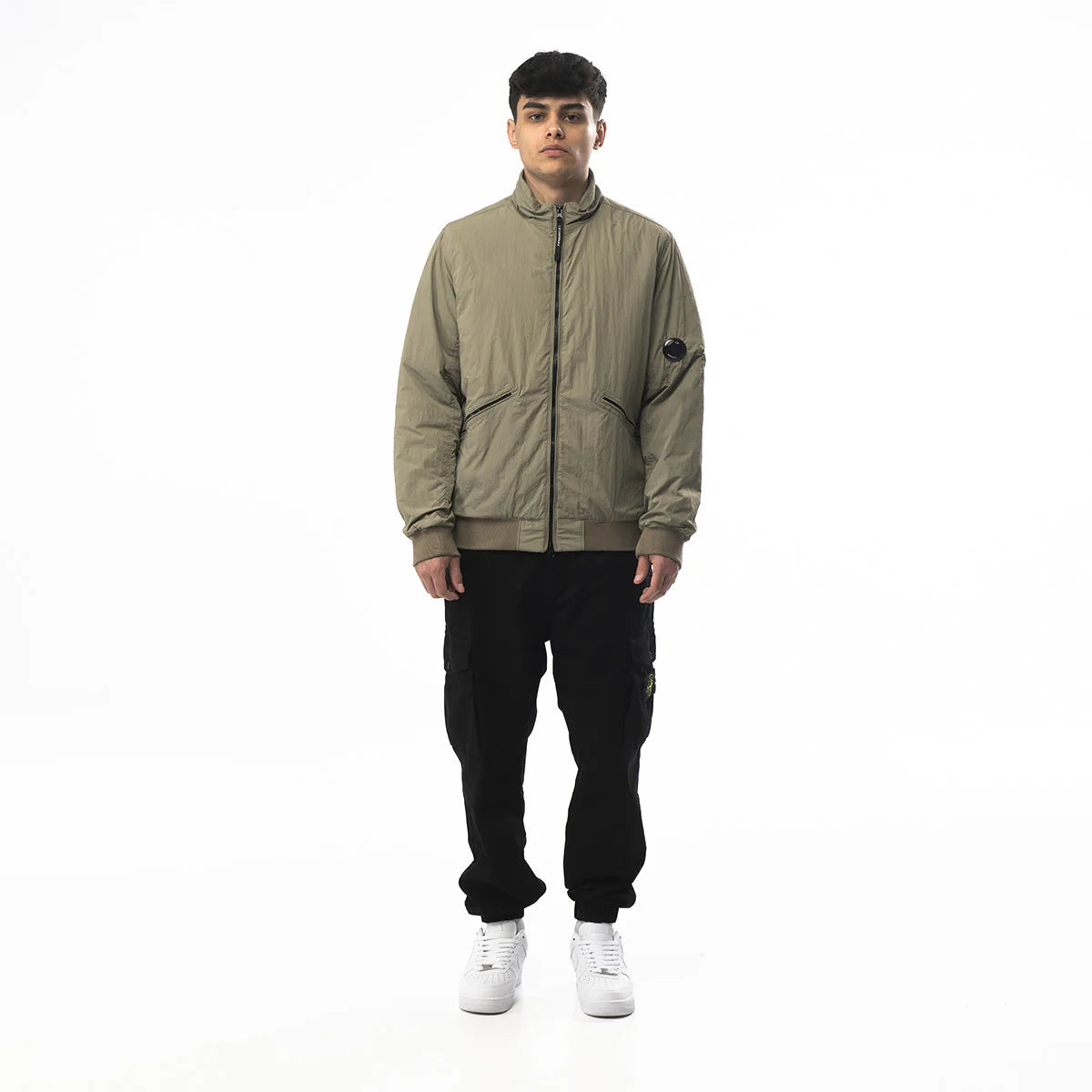 C.P. COMPANY CHROME-R JACKET IN KHAKI