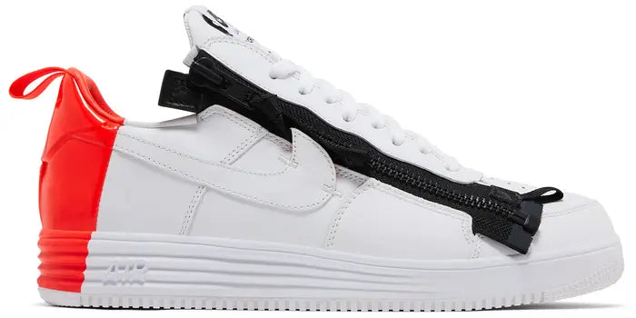 ACRONYM X NIKE LUNAR FORCE 1 IN WHITE/BLACK