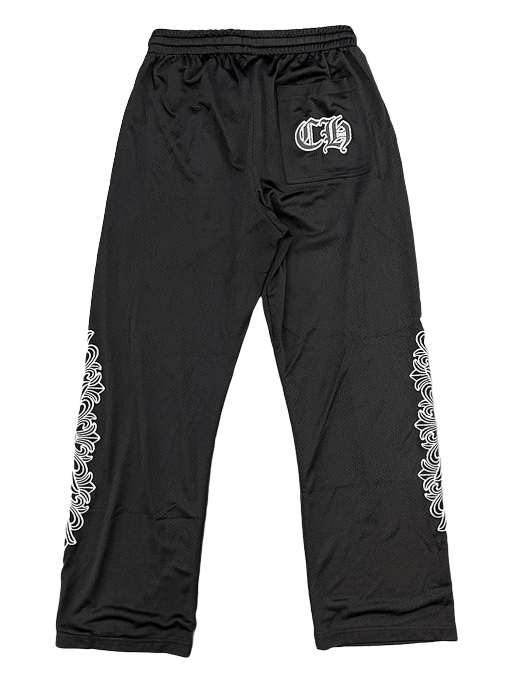 CHROME HEARTS MESH PANTS IN BLACK