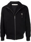 1017 ALYX 9SM ZIPPED BOMBER JACKET IN BLACK