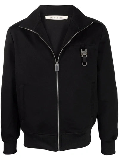 1017 ALYX 9SM ZIPPED BOMBER JACKET IN BLACK