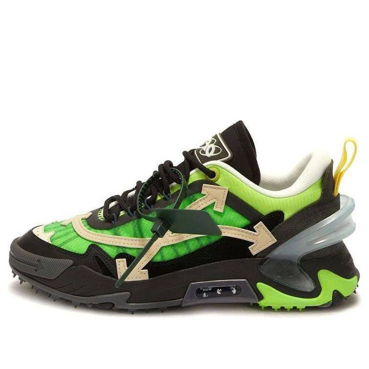 OFF-WHITE ODSY 2000 SNEAKERS IN GREEN BLACK