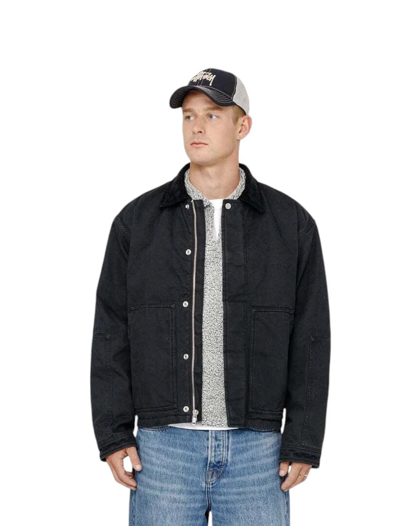 STUSSY WORKGEAR JACKET BLACK