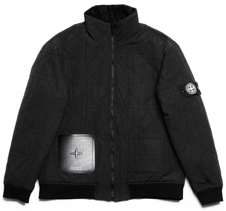 STONE ISLAND X DIOR REVERSIBLE JACKET BLACK