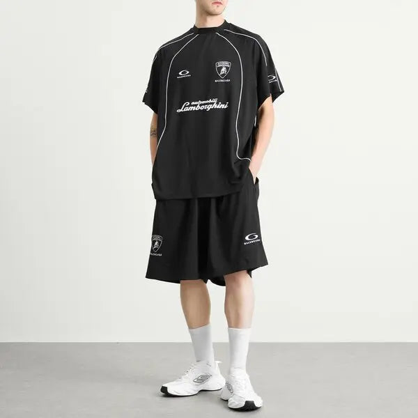 BALENCIAGA AUTOMOBILI LAMBORGHINI BAGGY SHORTS