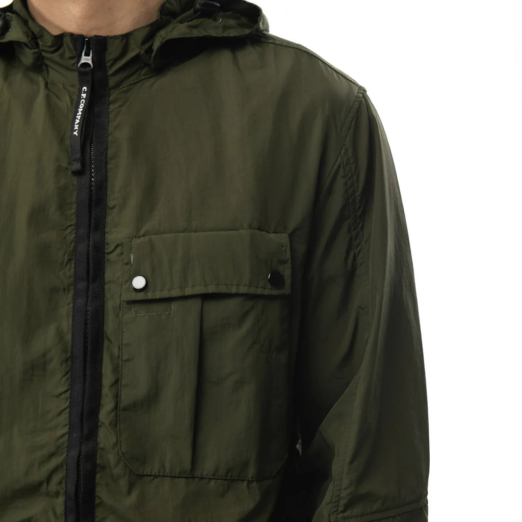 C.P. COMPANY JACKET WITH POCKET KHAKI