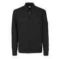 C.P. COMPANY NYLON OVERSHIRT IN BLACK