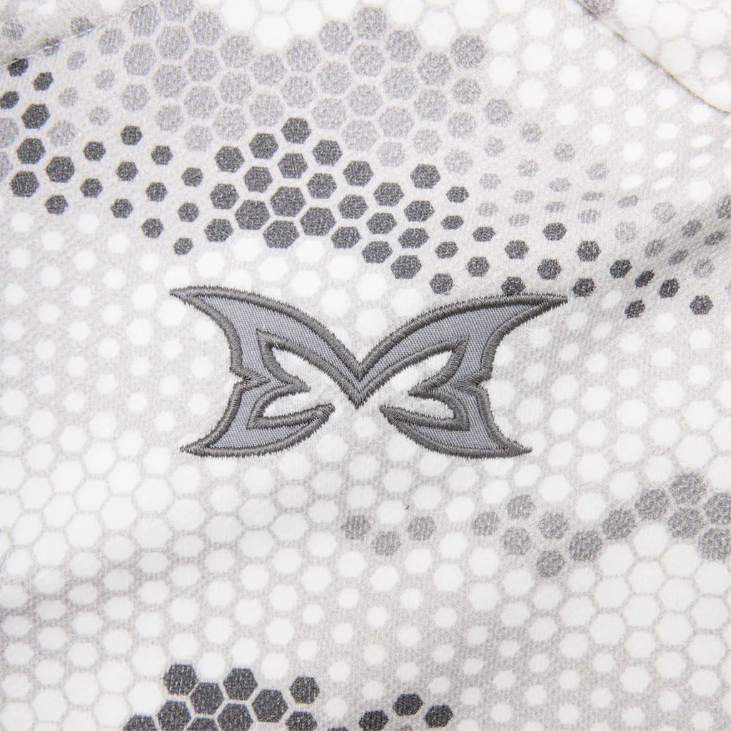 MERTRA SNAKESKIN ZIP-UP HOODIE IN GREY