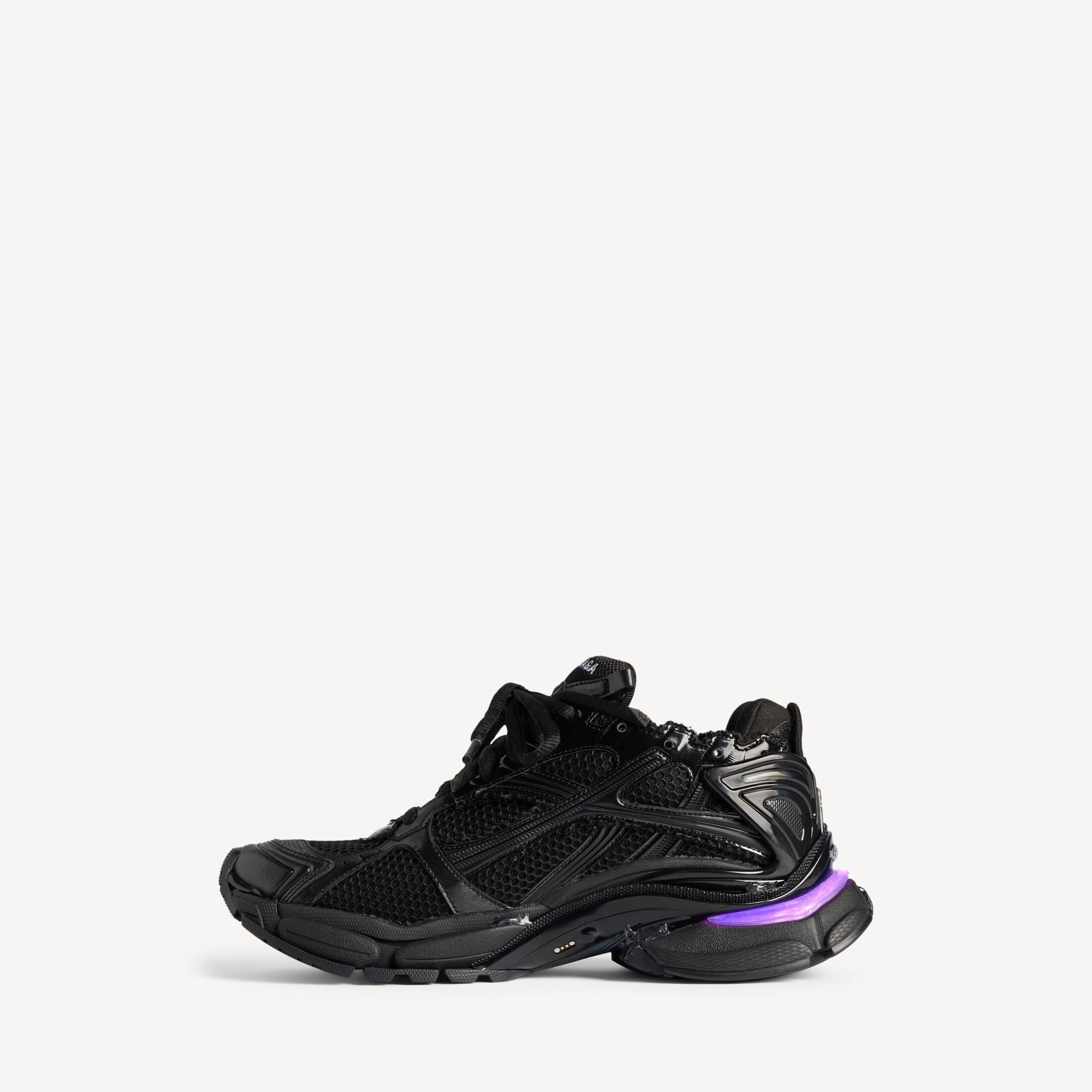BALENCIAGA RUNNER LED SNEAKER IN BLACK