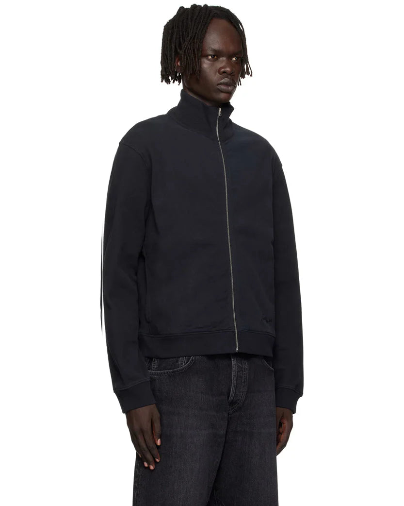 ACNE STUDIOS ZIP-UP SWEATSHIRT BLACK