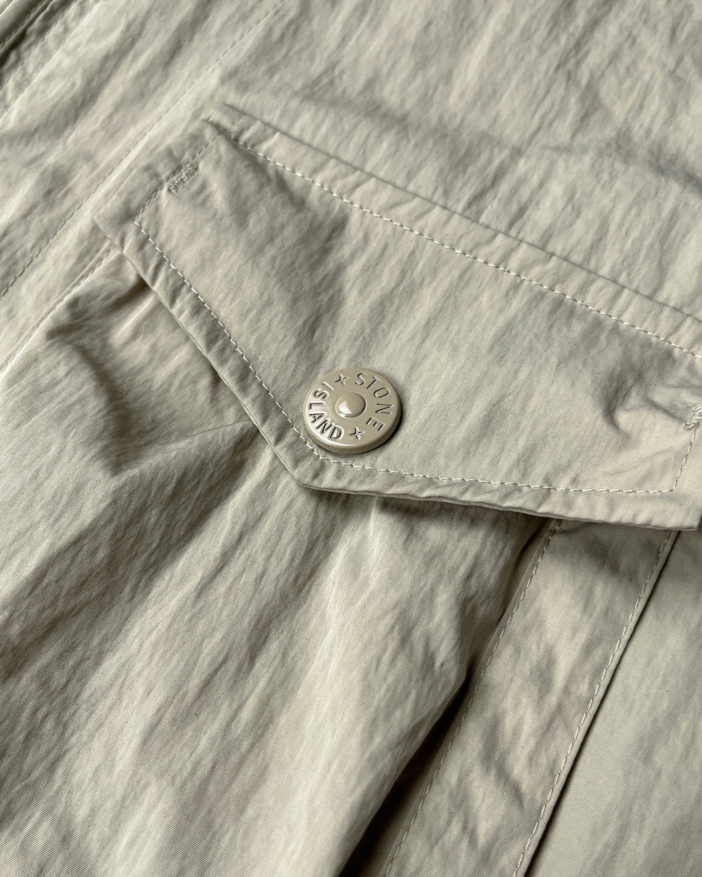 STONE ISLAND GHOST PIECE COTTON OVERSHIRT