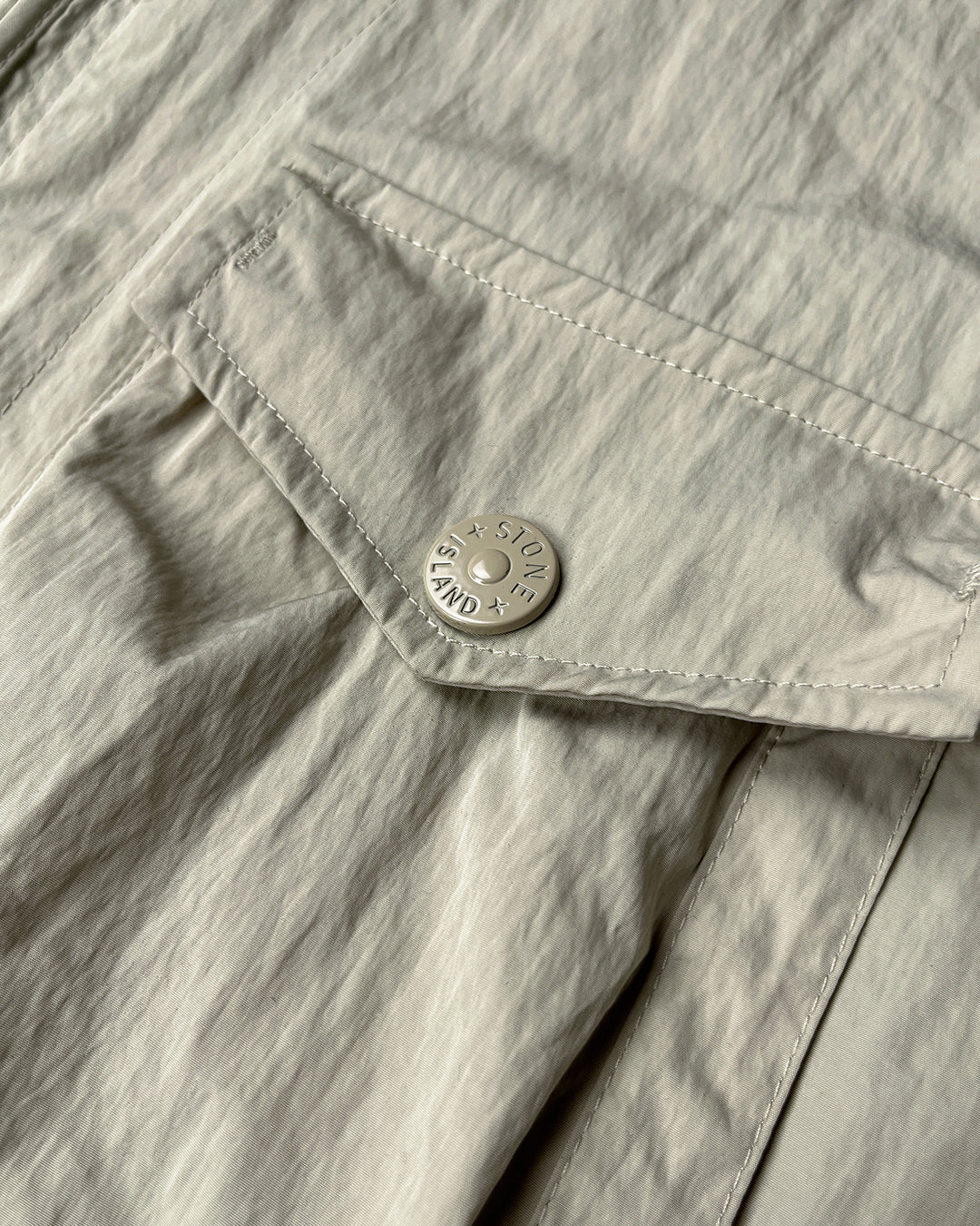 STONE ISLAND GHOST PIECE COTTON OVERSHIRT