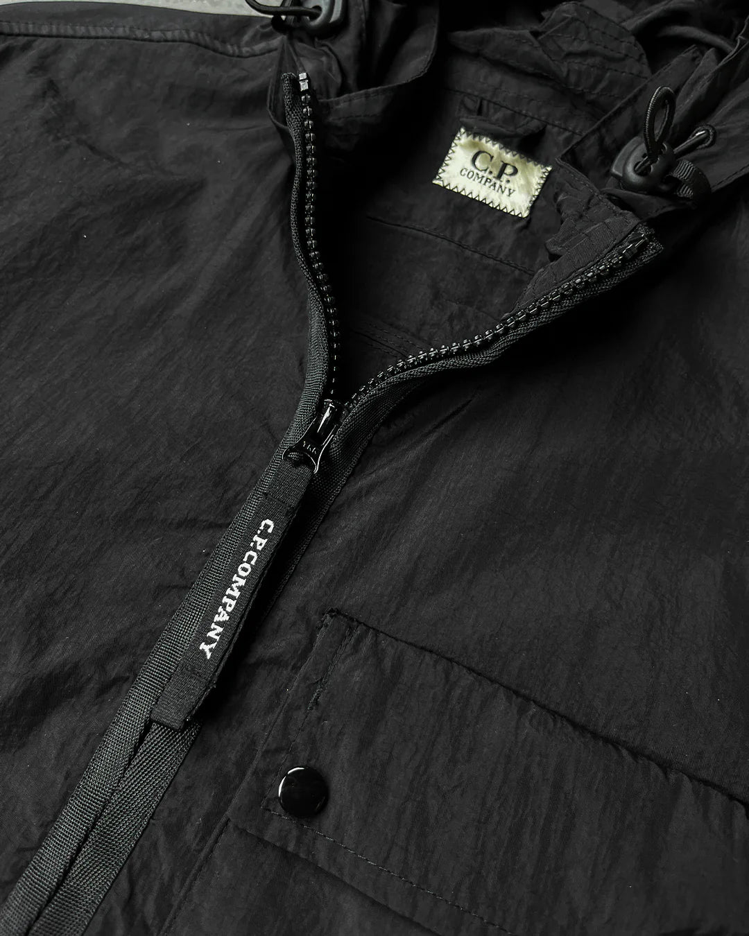 C.P. COMPANY JACKET WITH POCKET BLACK