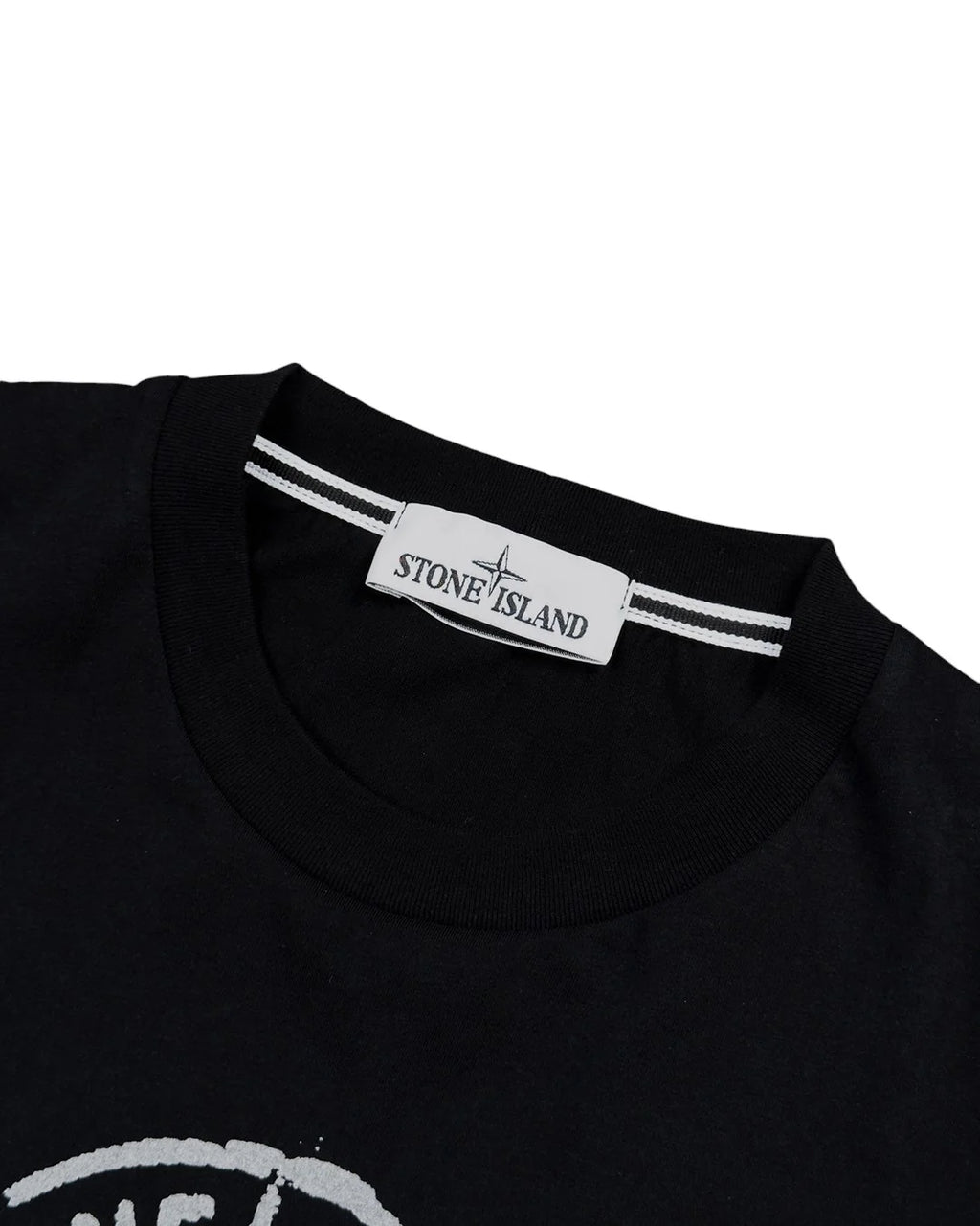 STONE ISLAND 'REFLECTIVE ONE' PRINT T-SHIRT BLACK