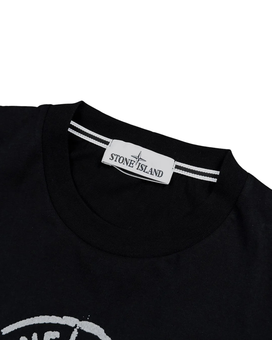 STONE ISLAND 'REFLECTIVE ONE' PRINT T-SHIRT BLACK