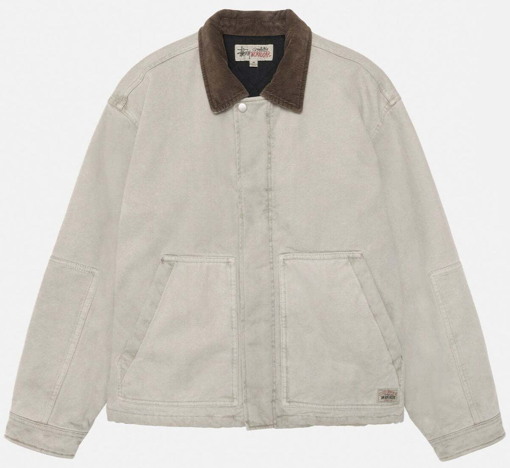 STUSSY WORKGEAR JACKET GREY