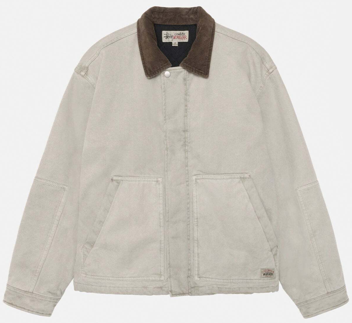 STUSSY WORKGEAR JACKET GREY