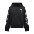 CHROME HEARTS LOGO WASHED ANTIQUE HOODIE